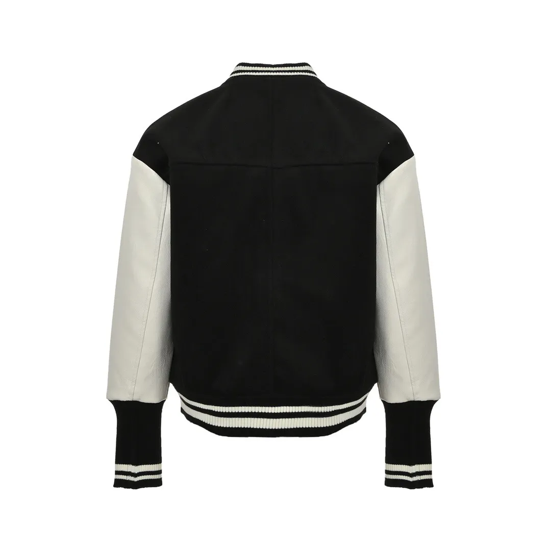 Louis Vuitton/Louis Vuitton 24Fw Pegasus towel embroidered baseball jacket